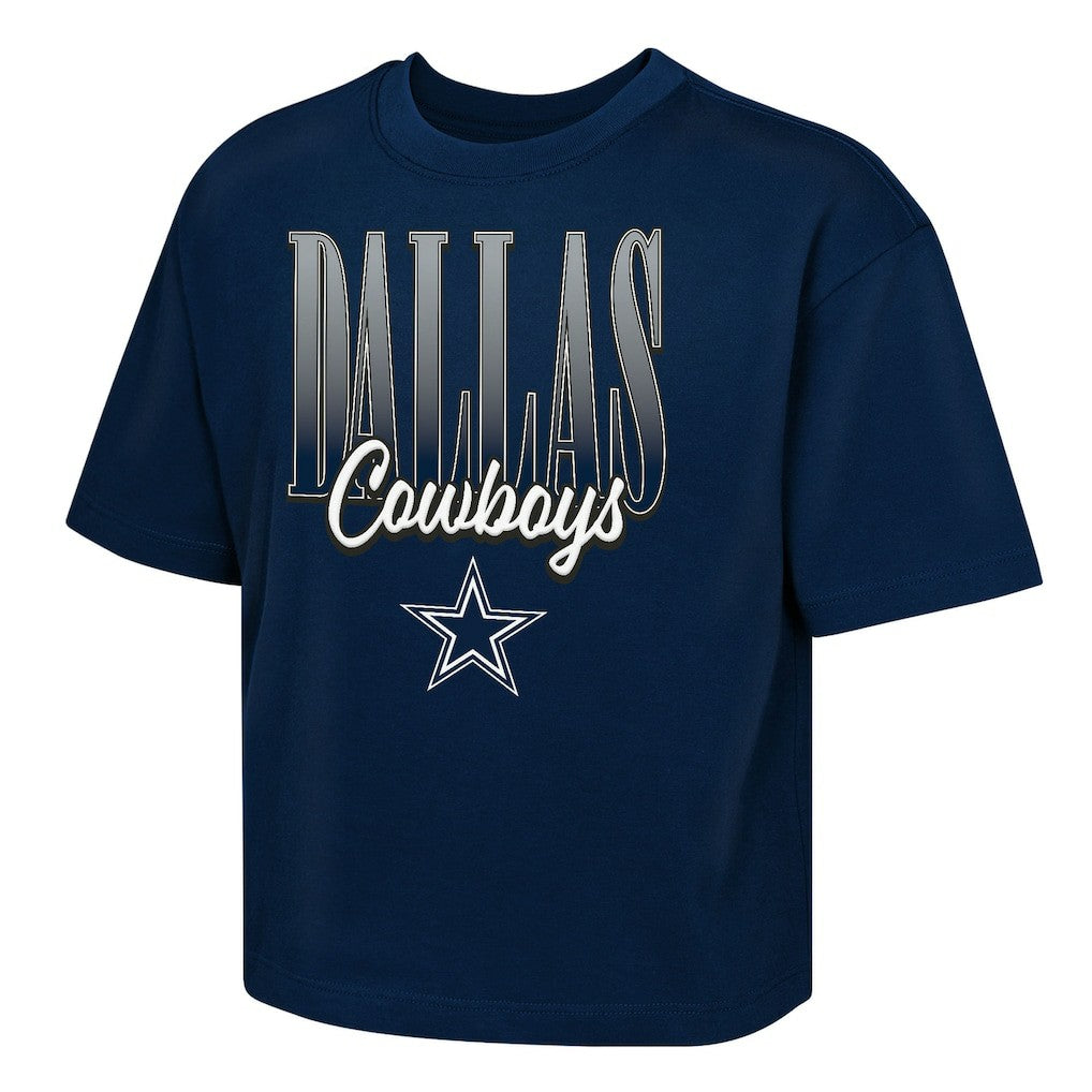 Outerstuff Girls Youth Big City Boxy T-Shirt - Dallas Cowboys