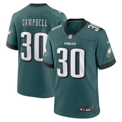 Jihaad Campbell  2025 NFL Draft First Round Pick Game Jersey - Philadelphia Eagles