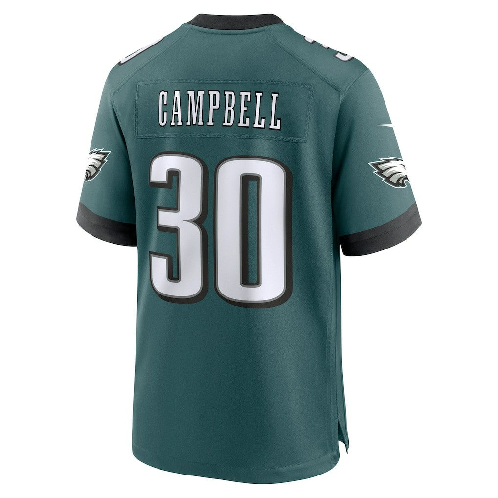 Jihaad Campbell  2025 NFL Draft First Round Pick Game Jersey - Philadelphia Eagles