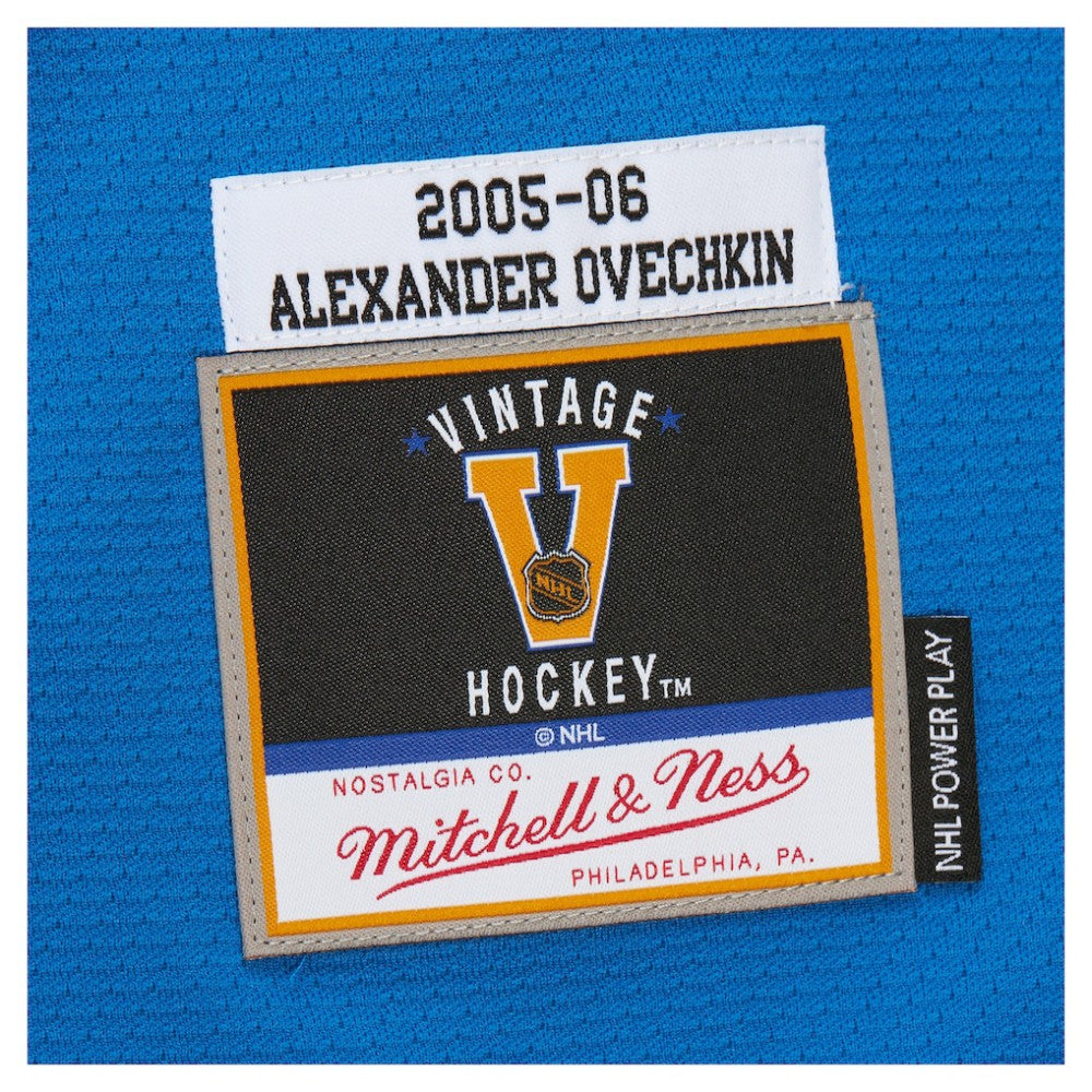 NHL White Alexander Ovechkin Washington Capitals Mitchell & Ness Big & Tall 2005/06 Power Play Jersey