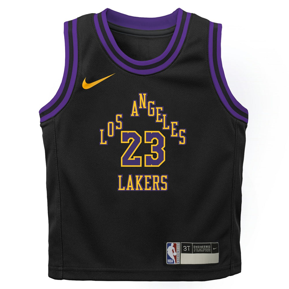 NBA LeBron James Los Angeles Lakers Preschool 2025/26 City Edition Swingman Jersey
