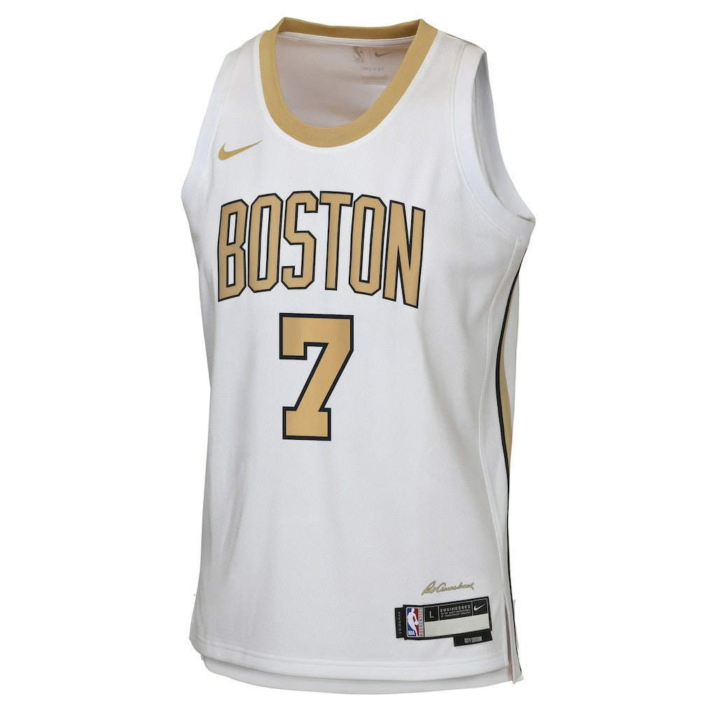 NBA Jaylen Brown Boston Celtics Youth 2025/26 City Edition Swingman Jersey