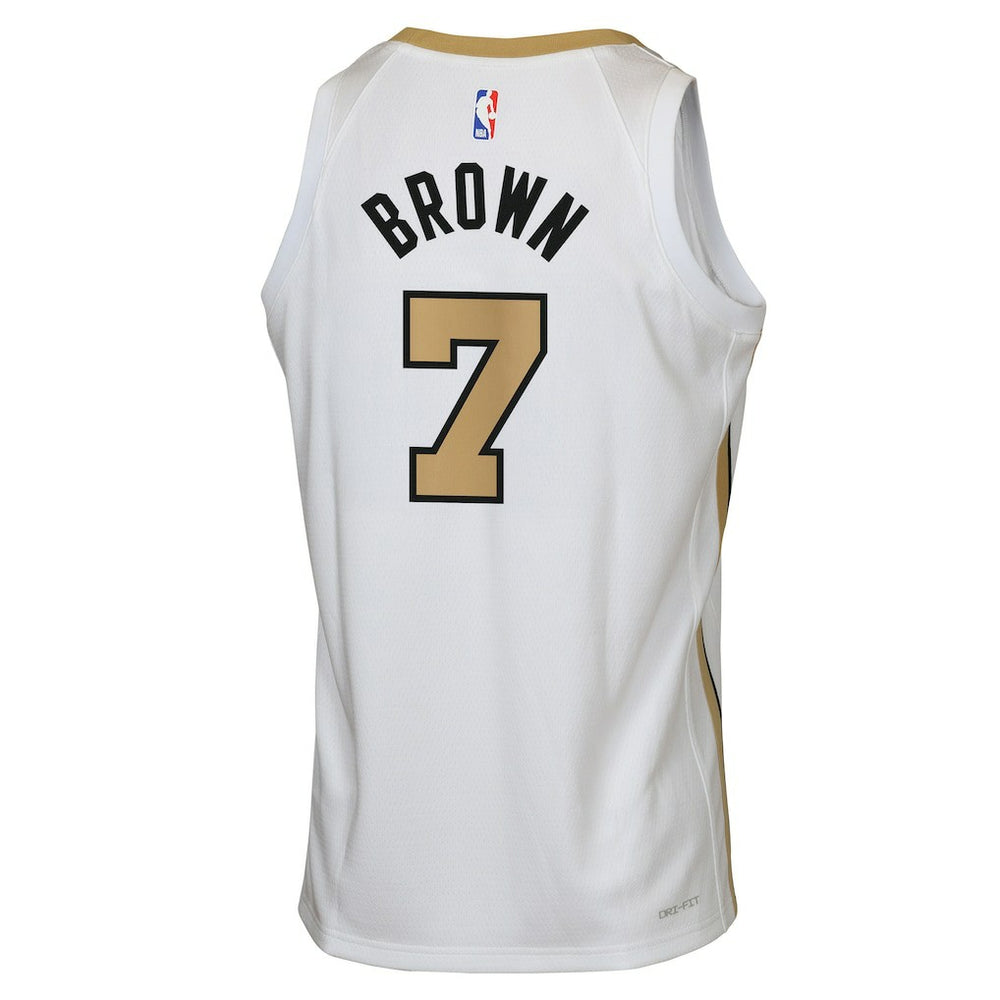 NBA Jaylen Brown Boston Celtics Youth 2025/26 City Edition Swingman Jersey