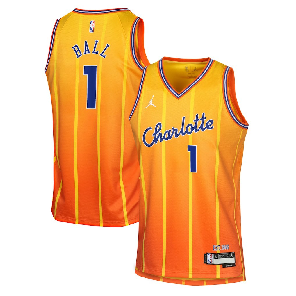 NBA LaMelo Ball Charlotte Hornets Youth 2025/26 City Edition Swingman Jersey