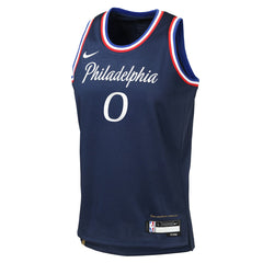 NBA Tyrese Maxey Philadelphia 76ers Youth 2025/26 City Edition Swingman Jersey