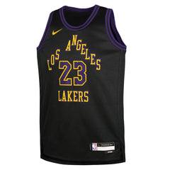 NBA LeBron James Los Angeles Lakers Youth 2025/26 City Edition Swingman Jersey