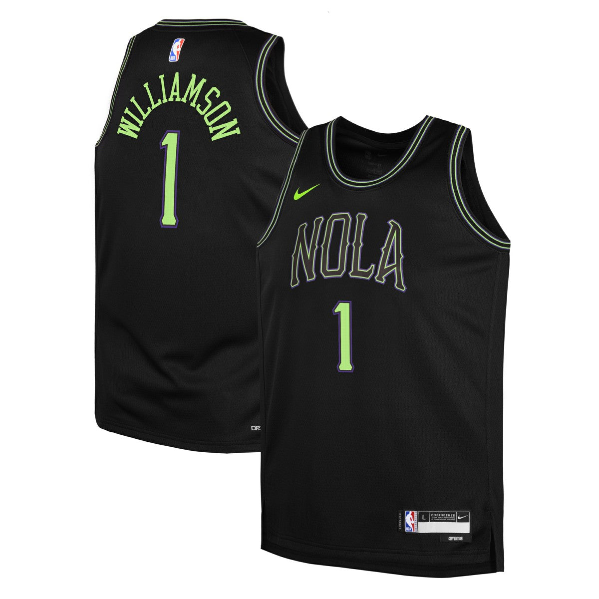 NBA Zion Williamson New Orleans Pelicans Youth 2025/26 City Edition Swingman Jersey