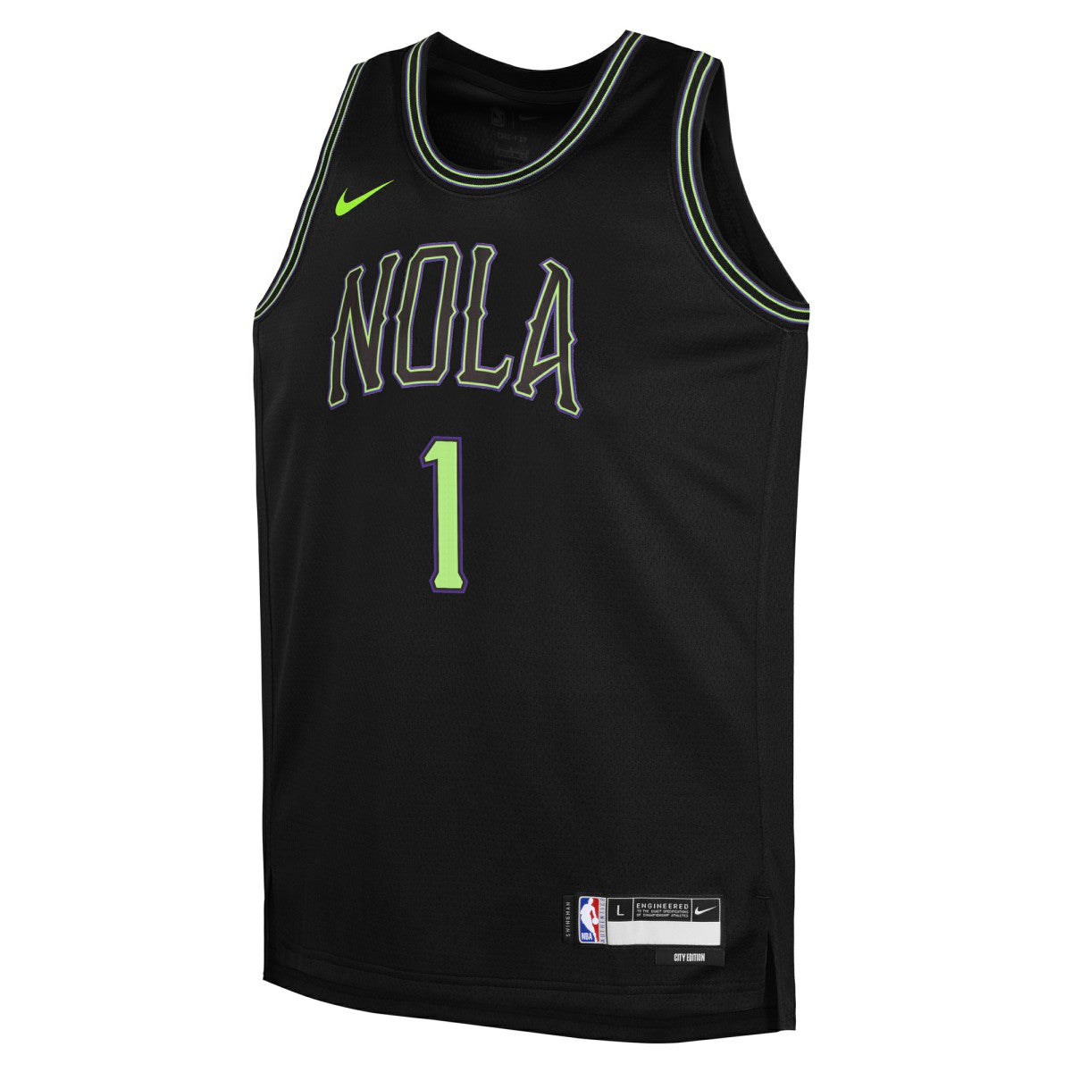 NBA Zion Williamson New Orleans Pelicans Youth 2025/26 City Edition Swingman Jersey