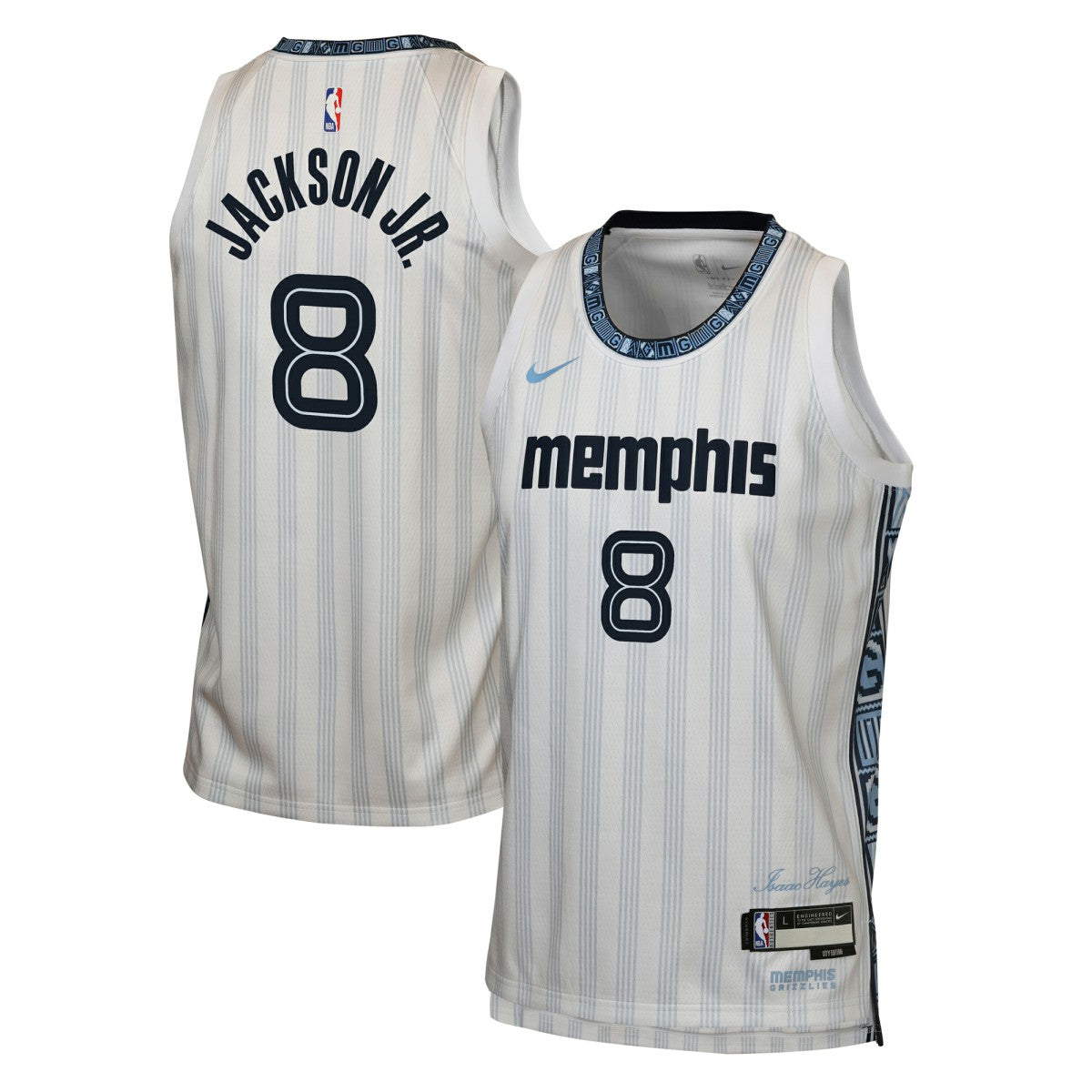NBA Jaren Jackson Jr. Memphis Grizzlies Youth 2025/26 City Edition Swingman Jersey