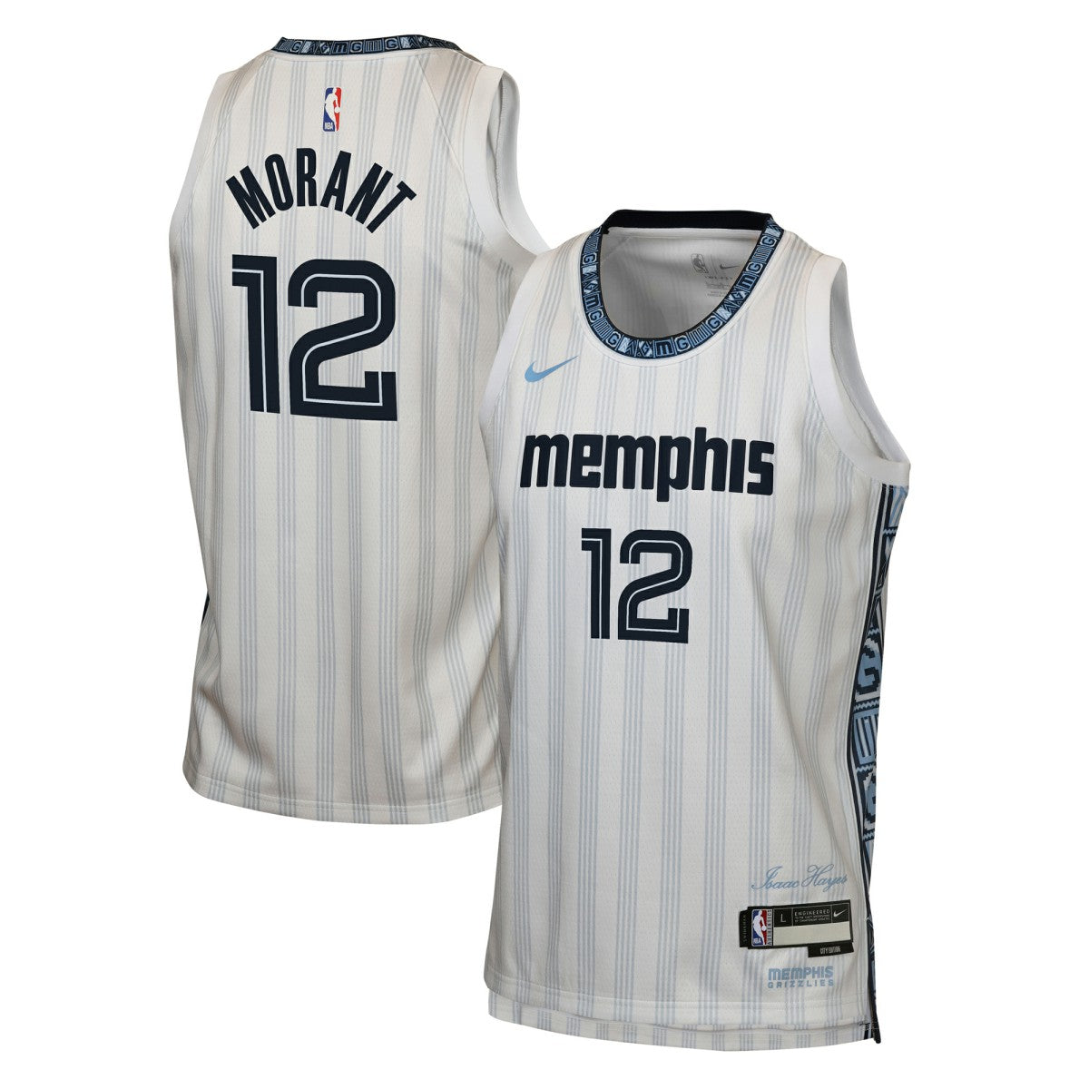 NBA Ja Morant Memphis Grizzlies Youth 2025/26 City Edition Swingman Jersey