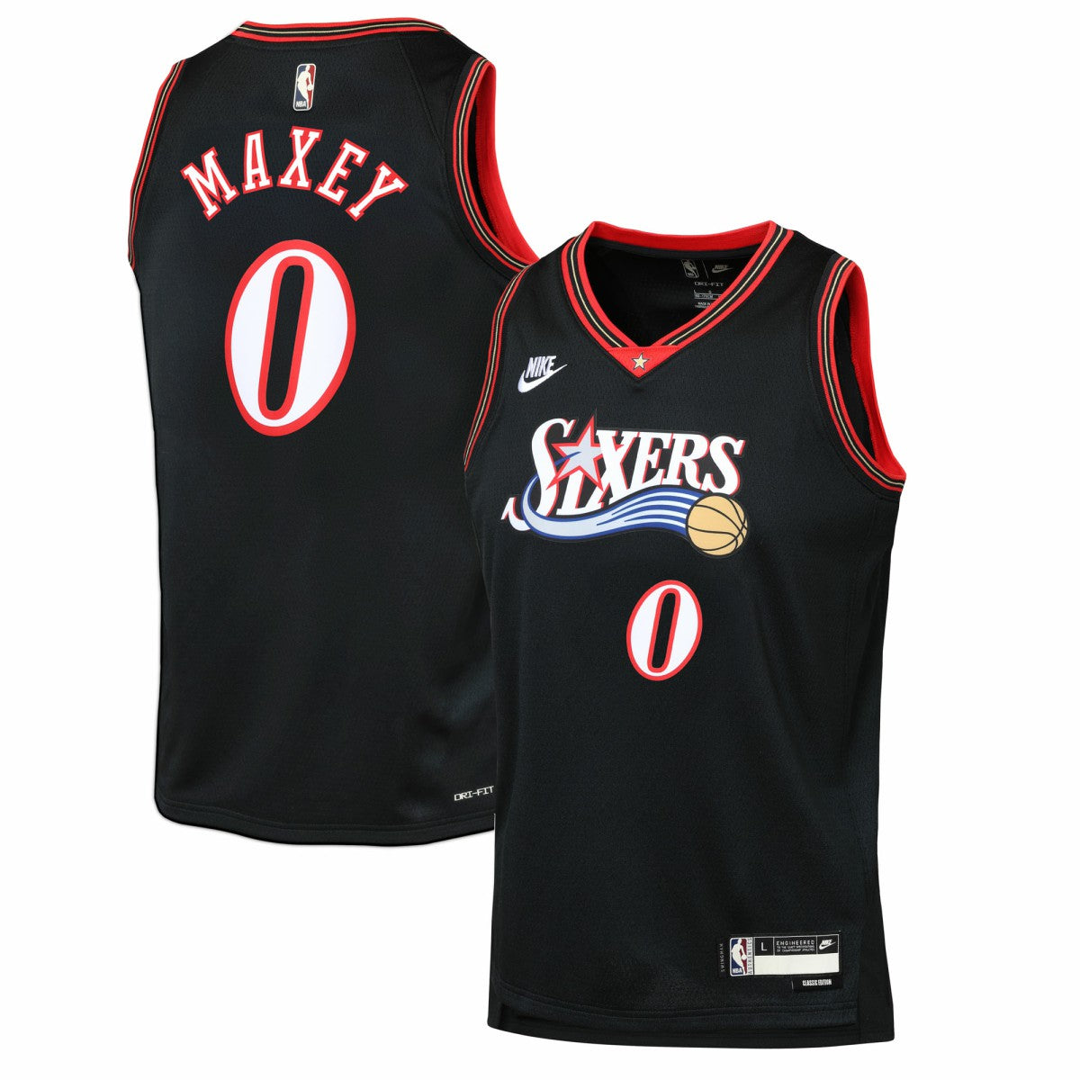 NBA Tyrese Maxey Philadelphia 76ers Youth Swingman Jersey