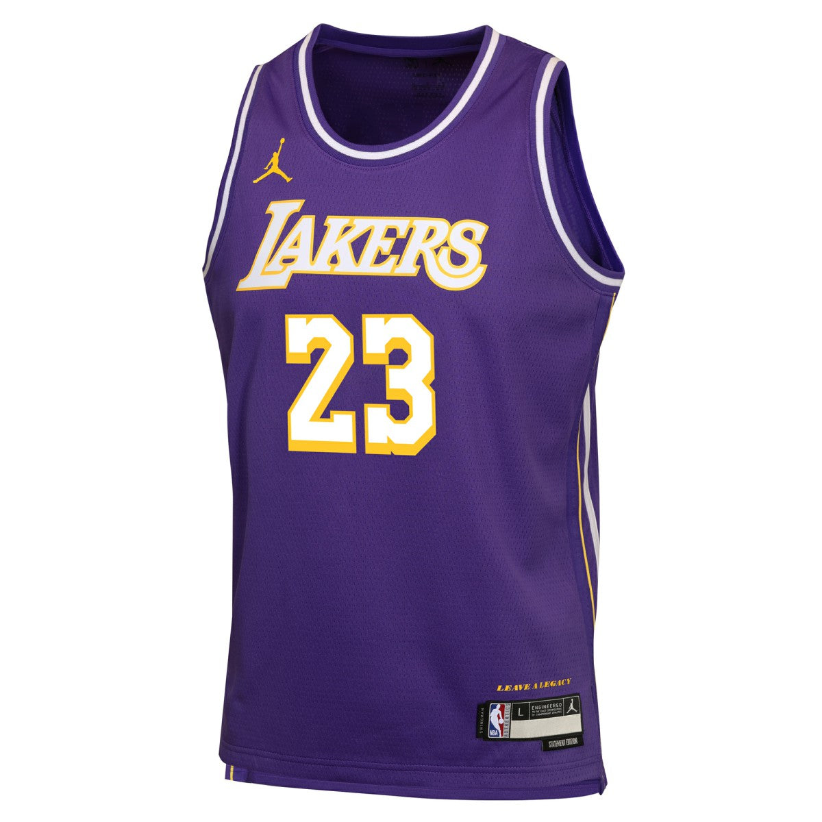 NBA LeBron James Los Angeles Lakers Jordan Brand Youth Swingman Jersey