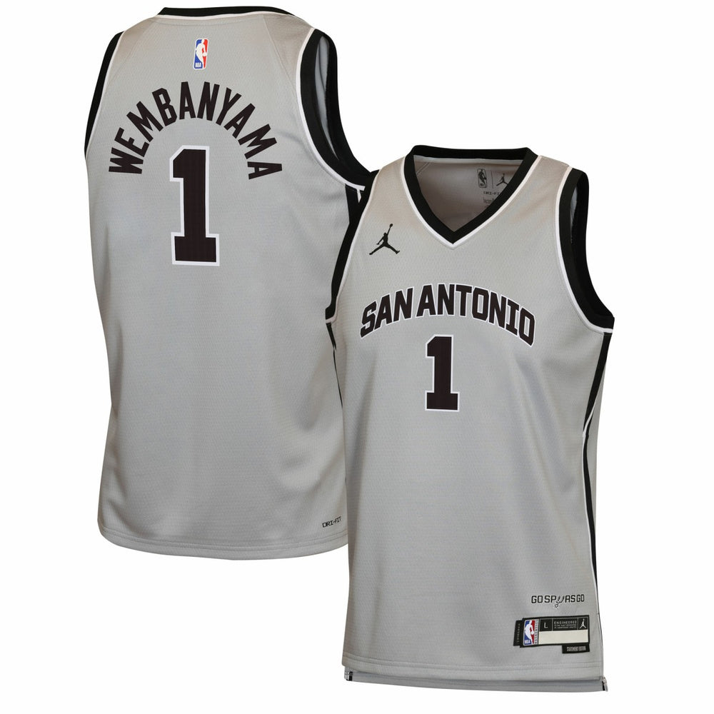 NBA Victor Wembanyama San Antonio Spurs Jordan Brand Youth Swingman Jersey