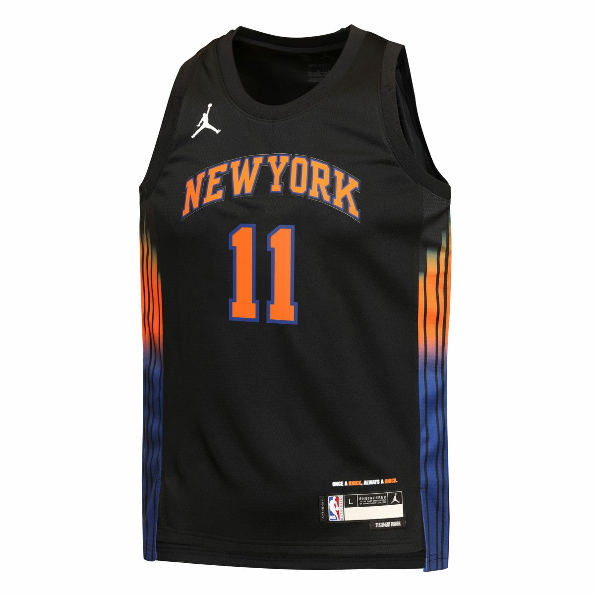 NBA Jalen Brunson New York Knicks Jordan Brand Youth Swingman Jersey