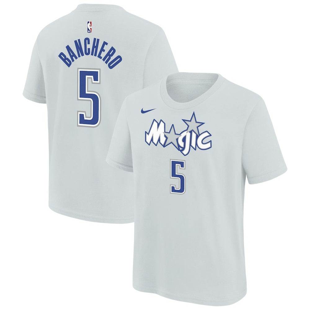 NBA Paolo Banchero Orlando Magic Youth 2025/26 City Edition Name & Number T-Shirt
