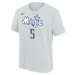 NBA Paolo Banchero Orlando Magic Youth 2025/26 City Edition Name & Number T-Shirt
