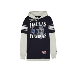 Twofer Layered Long Sleeve Hoodie T-Shirt - Dallas Cowboys
