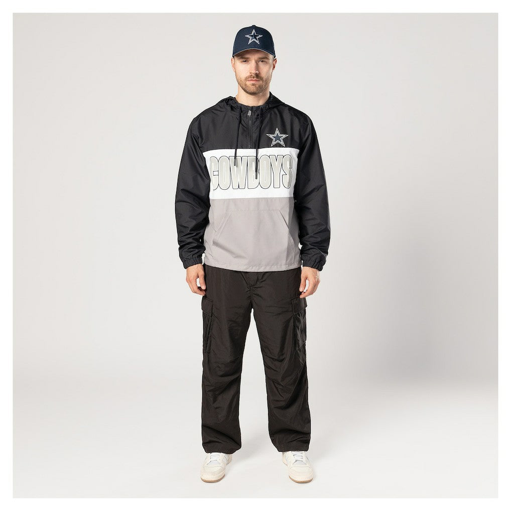 Ripstop Quarter-Zip Hooded Windbreaker - Dallas Cowboys