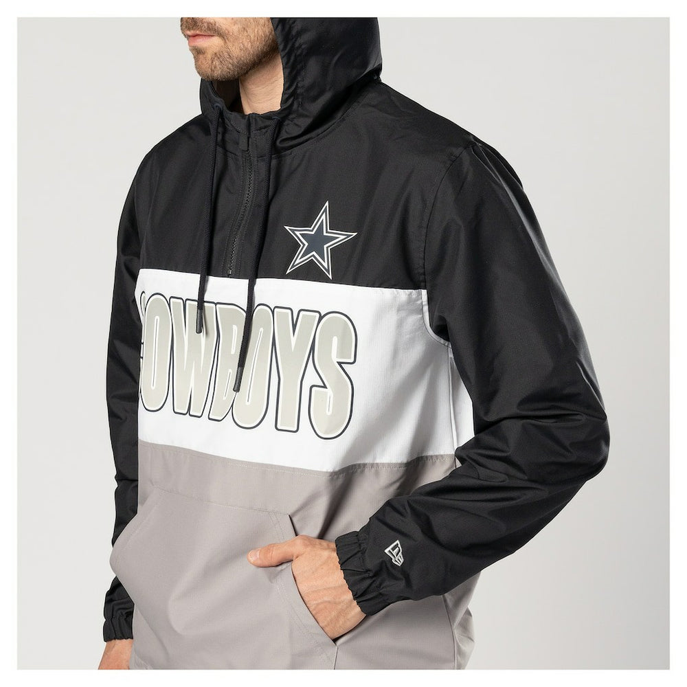 Ripstop Quarter-Zip Hooded Windbreaker - Dallas Cowboys