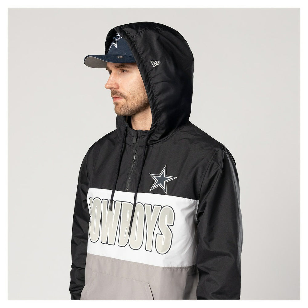 Ripstop Quarter-Zip Hooded Windbreaker - Dallas Cowboys