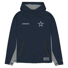 Combine Authentic Raglan Scuba Full-Zip Hoodie - Dallas Cowboys