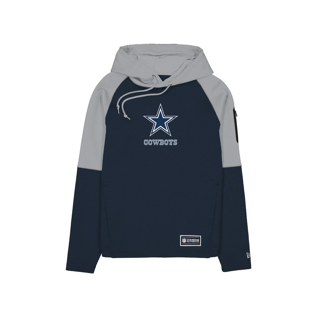 Combine Authentic Color Block Raglan Pullover Hoodie - Dallas Cowboys