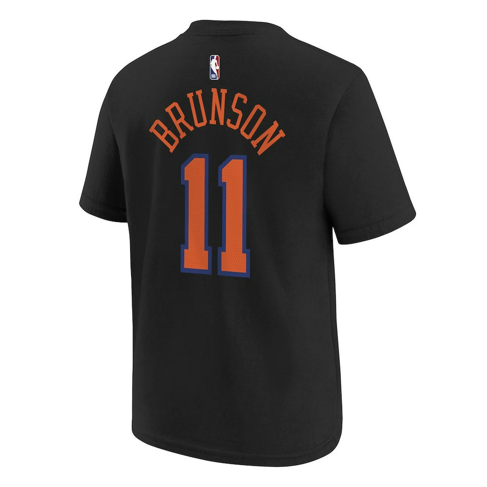 NBA Jalen Brunson New York Knicks Jordan Brand Youth Statement Edition Name & Number T-Shirt