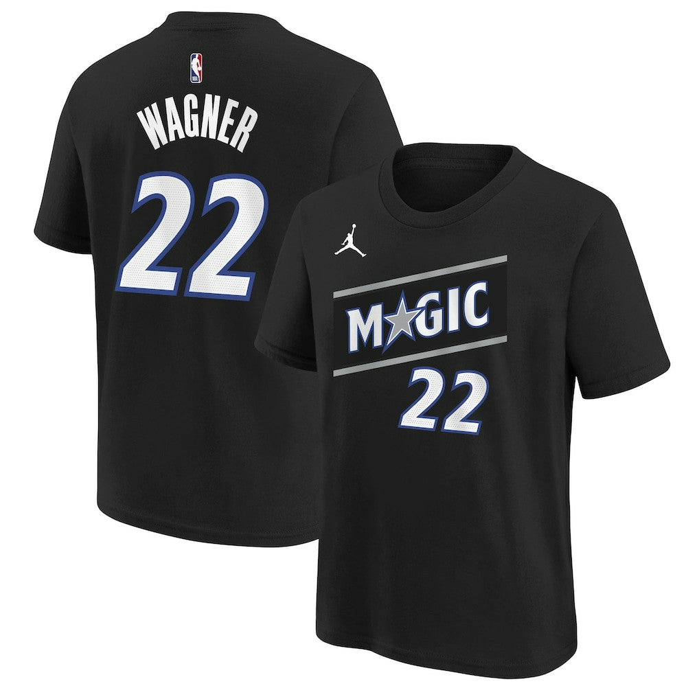 NBA Franz Wagner Orlando Magic Jordan Brand Youth Statement Edition Name & Number T-Shirt