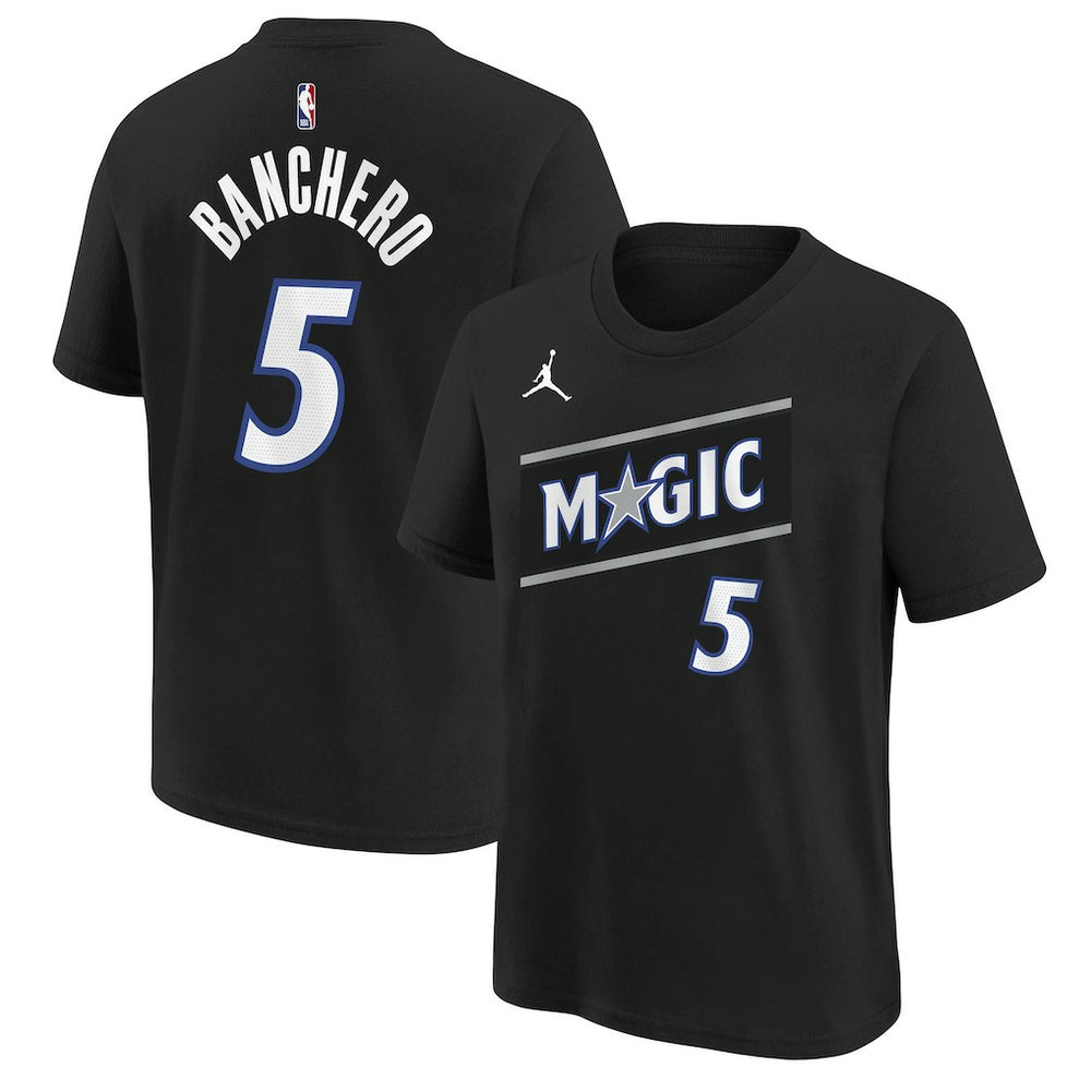 NBA Paolo Banchero Orlando Magic Jordan Brand Youth Statement Edition Name & Number T-Shirt