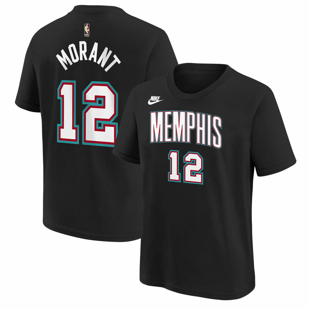 NBA Ja Morant Memphis Grizzlies Youth Name & Number T-Shirt