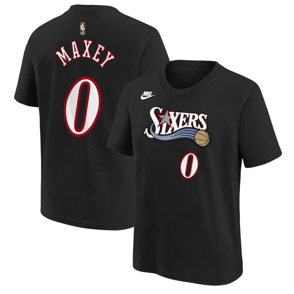 NBA Tyrese Maxey Philadelphia 76ers Youth Name & Number T-Shirt
