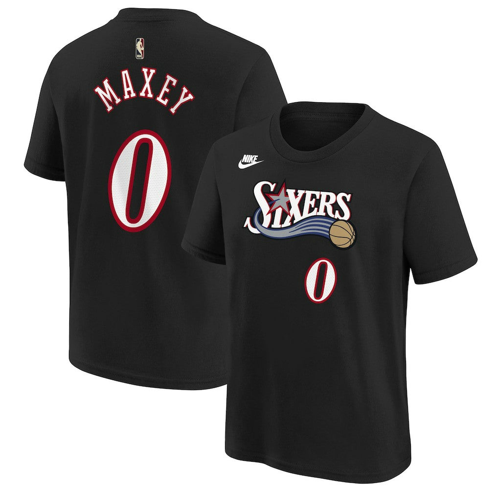 NBA Tyrese Maxey Philadelphia 76ers Youth Name & Number T-Shirt