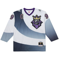 NHL White Wayne Gretzky Los Angeles Kings Mitchell & Ness Big & Tall 1995-96 Blue Line 2.0 Jersey