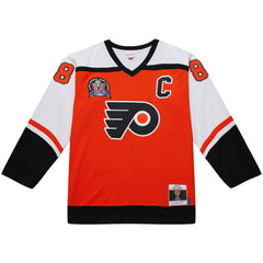 NHL Orange Eric Lindros Philadelphia Flyers Mitchell & Ness Big & Tall 1996-97 Blue Line 2.0 Jersey