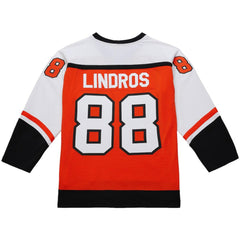 NHL Orange Eric Lindros Philadelphia Flyers Mitchell & Ness Big & Tall 1996-97 Blue Line 2.0 Jersey