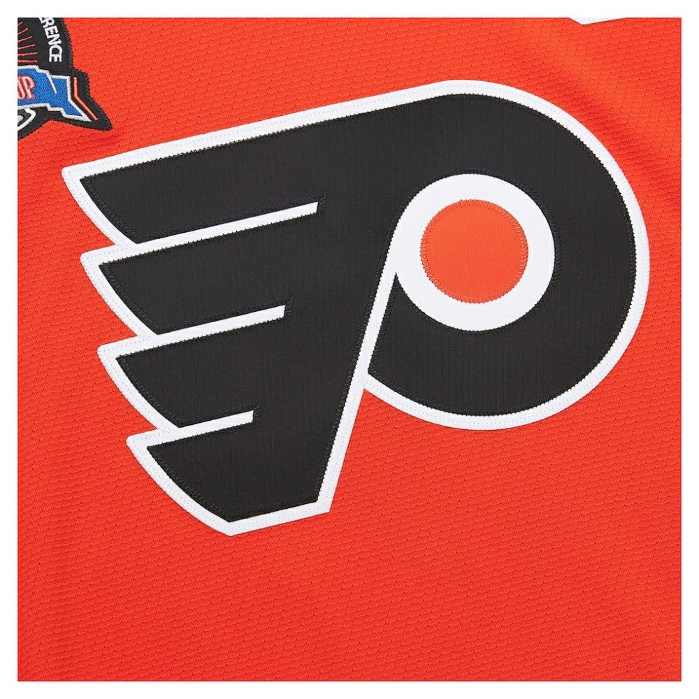 NHL Orange Eric Lindros Philadelphia Flyers Mitchell & Ness Big & Tall 1996-97 Blue Line 2.0 Jersey