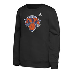 NBA New York Knicks Jordan Brand Youth Courtside Statement Edition Sweatshirt