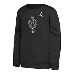 NBA Milwaukee Bucks Jordan Brand Youth Courtside Statement Edition Sweatshirt