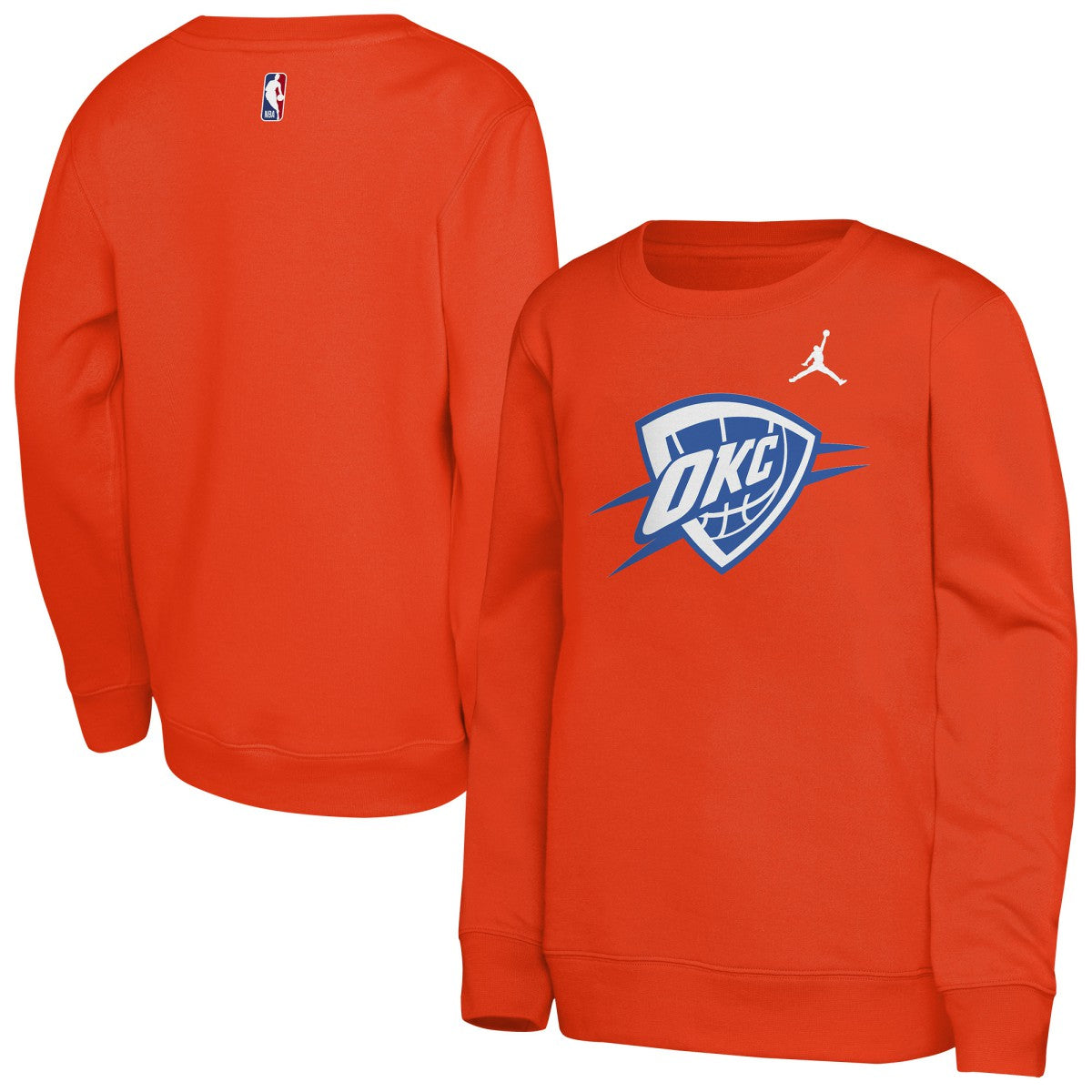 NBA Oklahoma City Thunder Jordan Brand Youth Courtside Statement Edition Sweatshirt