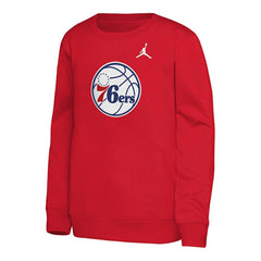 NBA Philadelphia 76ers Jordan Brand Youth Courtside Statement Edition Sweatshirt