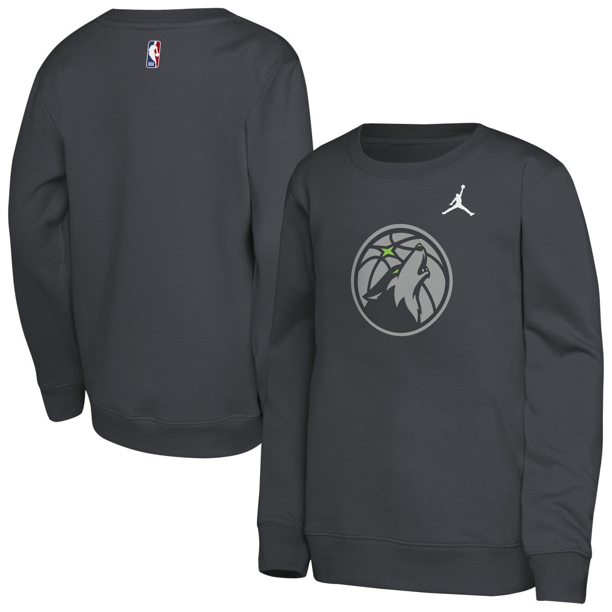 NBA Minnesota Timberwolves Jordan Brand Youth Courtside Statement Edition Sweatshirt