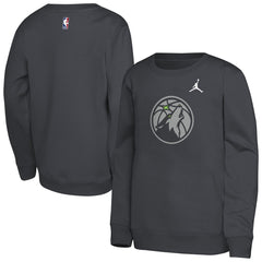 NBA Minnesota Timberwolves Jordan Brand Youth Courtside Statement Edition Sweatshirt