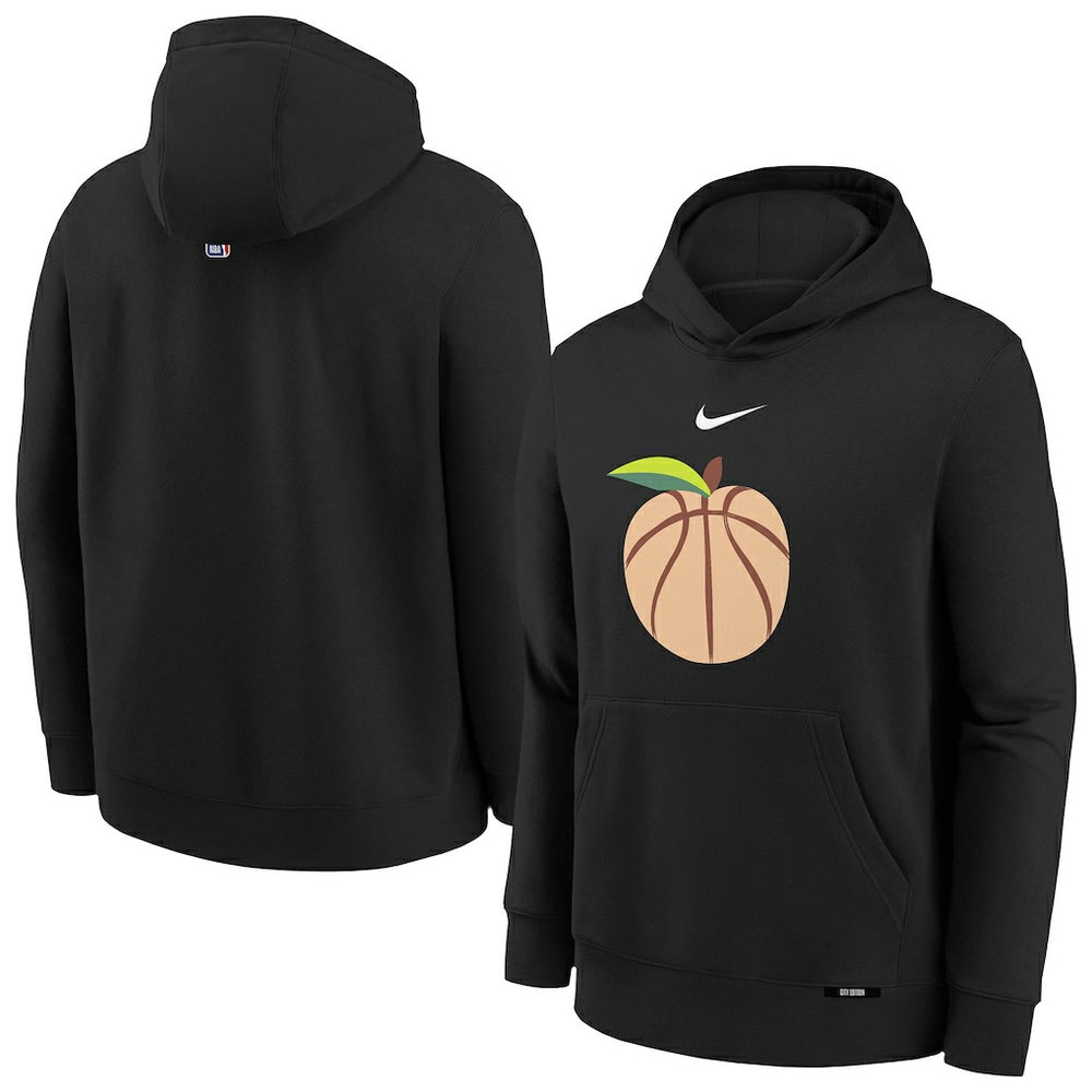 NBA Atlanta Hawks Youth 2025/26 City Edition Club Fleece Pullover Hoodie