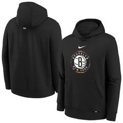 NBA Brooklyn Nets Youth 2025/26 City Edition Club Fleece Pullover Hoodie
