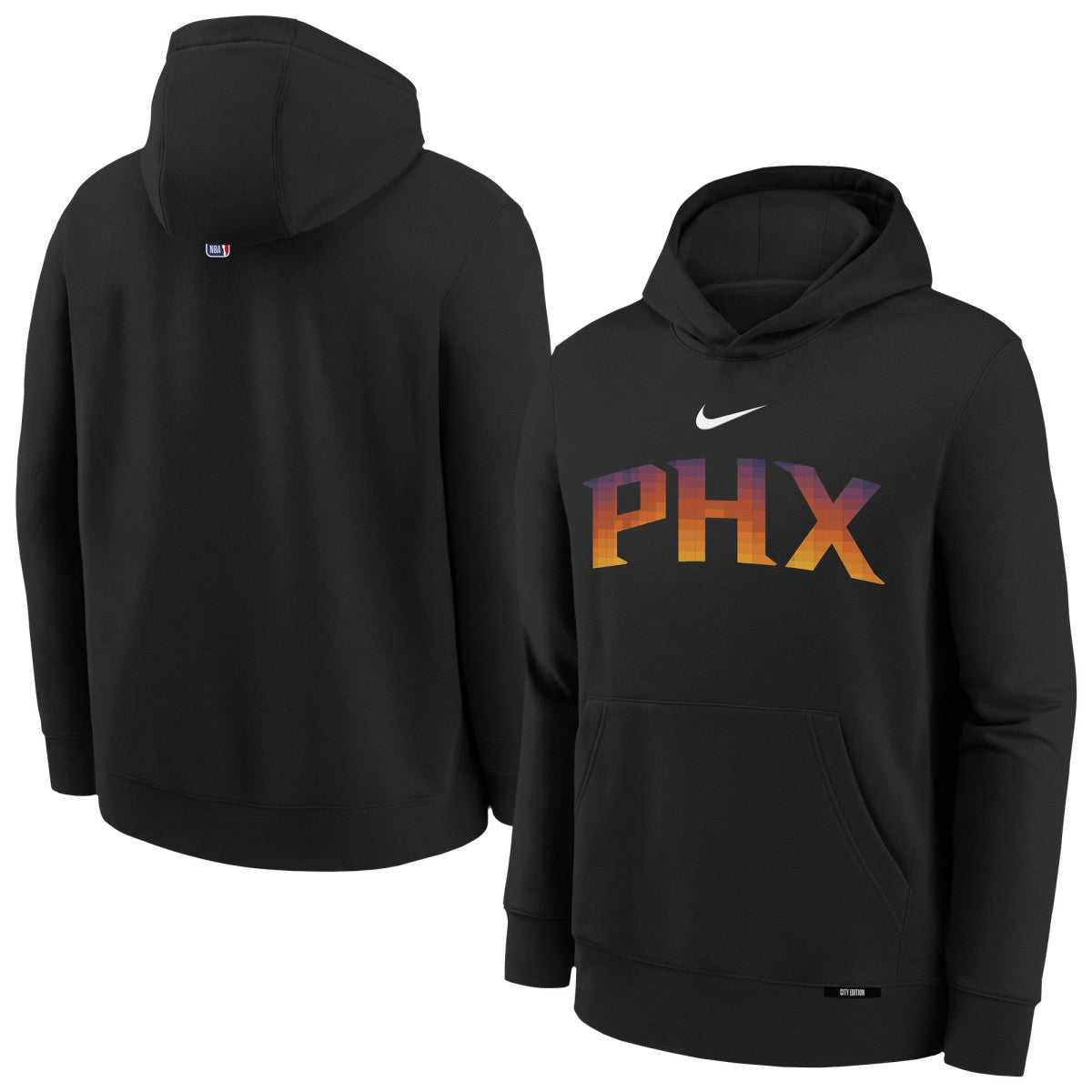 NBA Phoenix Suns Youth 2025/26 City Edition Club Fleece Pullover Hoodie