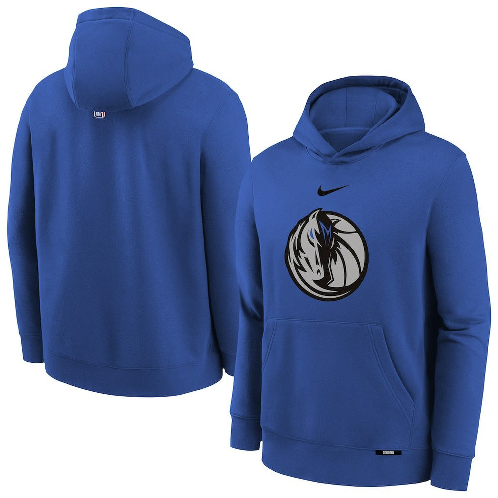 NBA Dallas Mavericks Youth 2025/26 City Edition Club Fleece Pullover Hoodie sale
