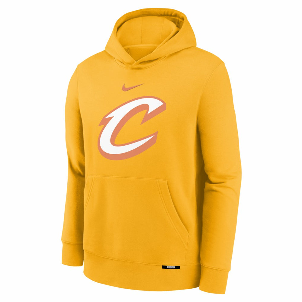 NBA Cleveland Cavaliers Youth 2025/26 City Edition Club Fleece Pullover Hoodie sale