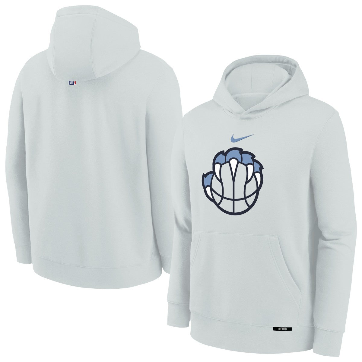 NBA Memphis Grizzlies Youth 2025/26 City Edition Club Fleece Pullover Hoodie