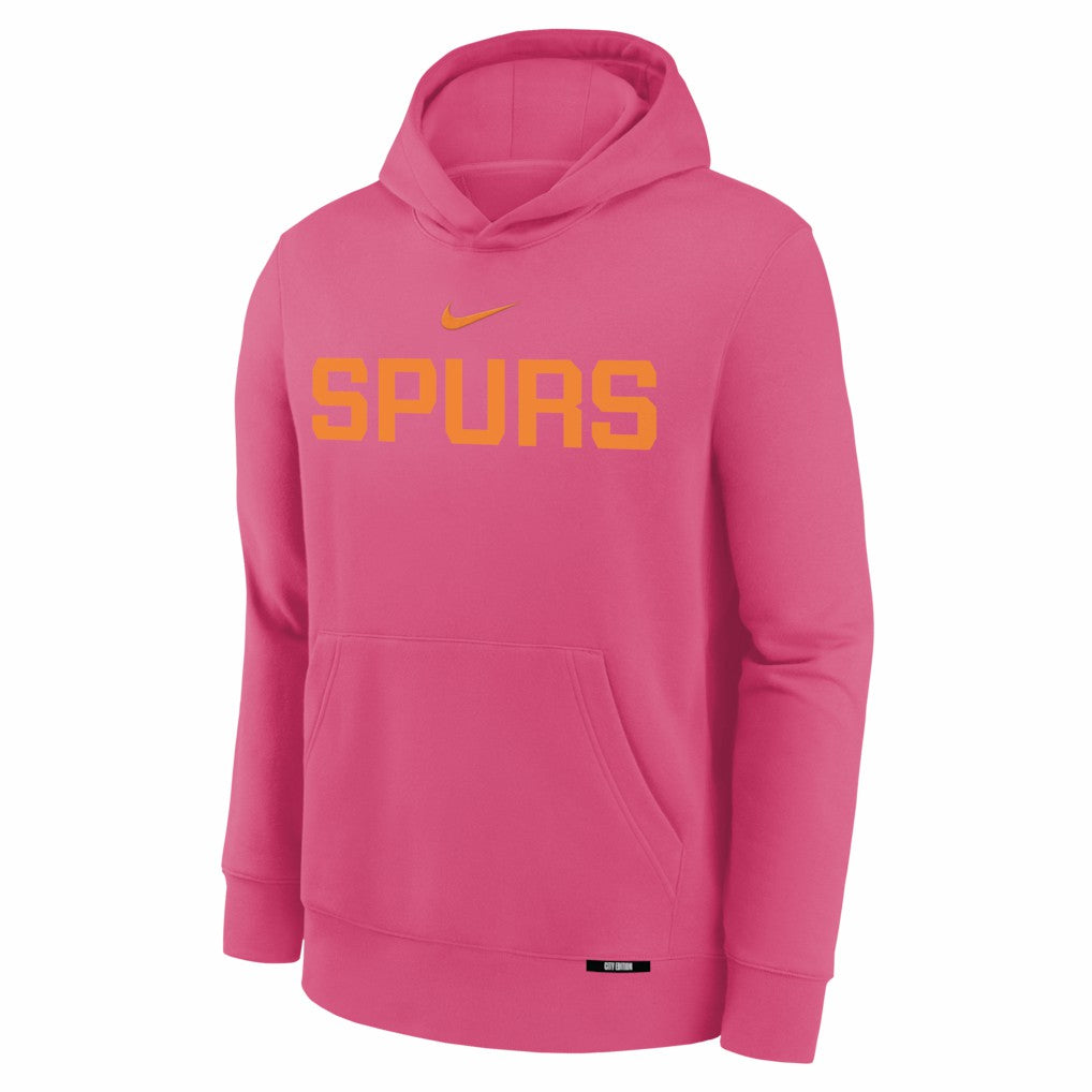 NBA San Antonio Spurs Youth 2025/26 City Edition Club Fleece Pullover Hoodie