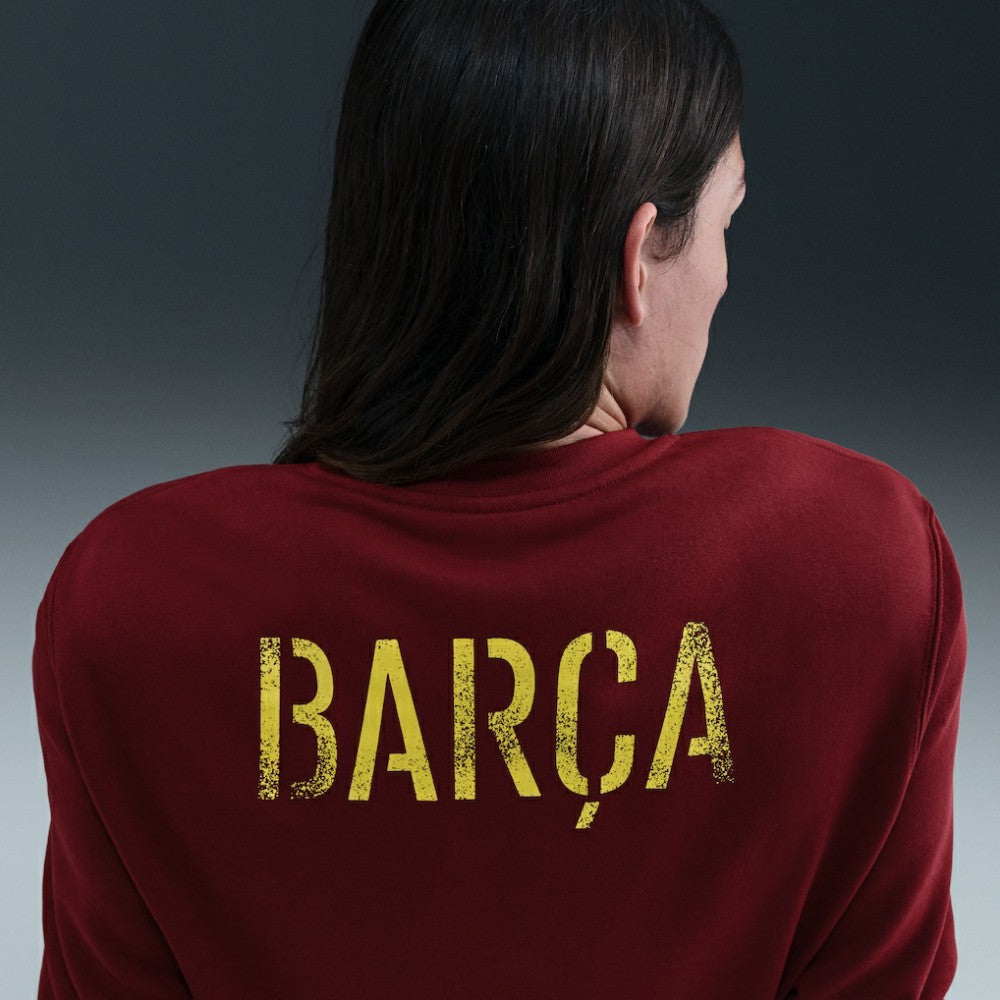 Barcelona Special Edition Club Fleece Sweatshirt - Nike Red